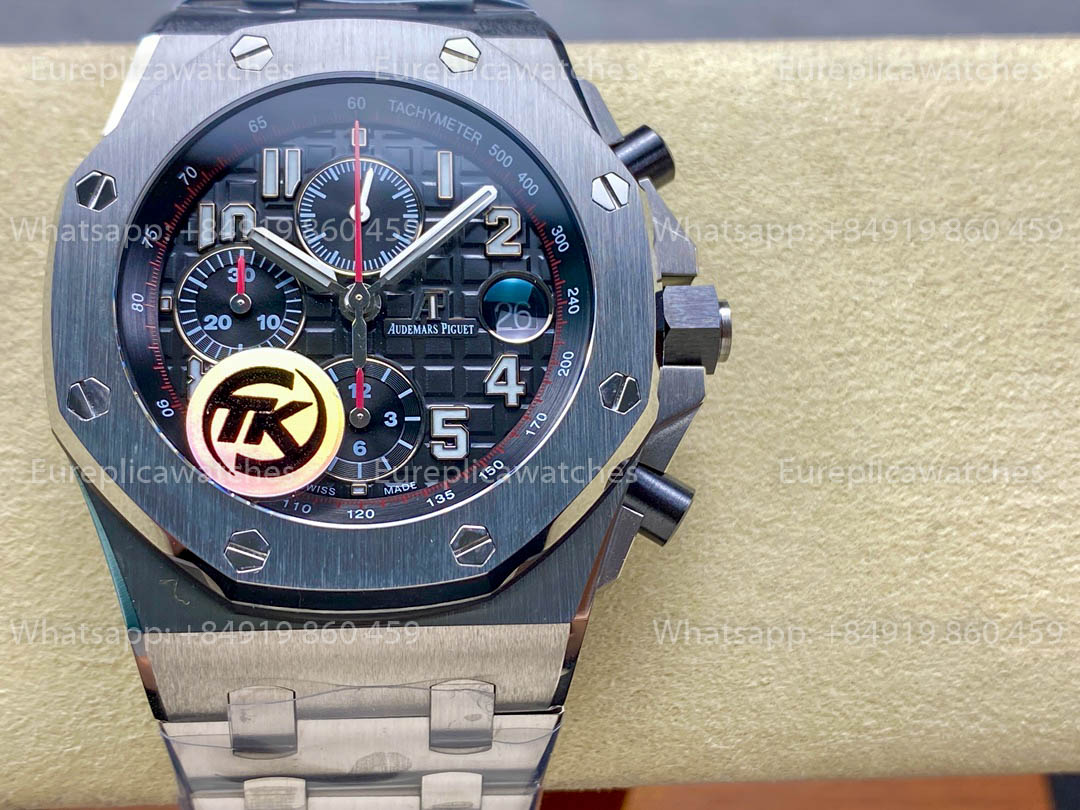 Audemars Piguet Royal Oak Offshore 26400 / 26238 / 26470 Series Black Dial TK Fabbrica acciaio inossidabile