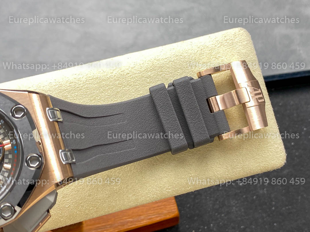 Audemars Piguet Royal Oak Offshore 26568OM Gray Dial Rose Gold TK Fábrica versão melhor 1:1