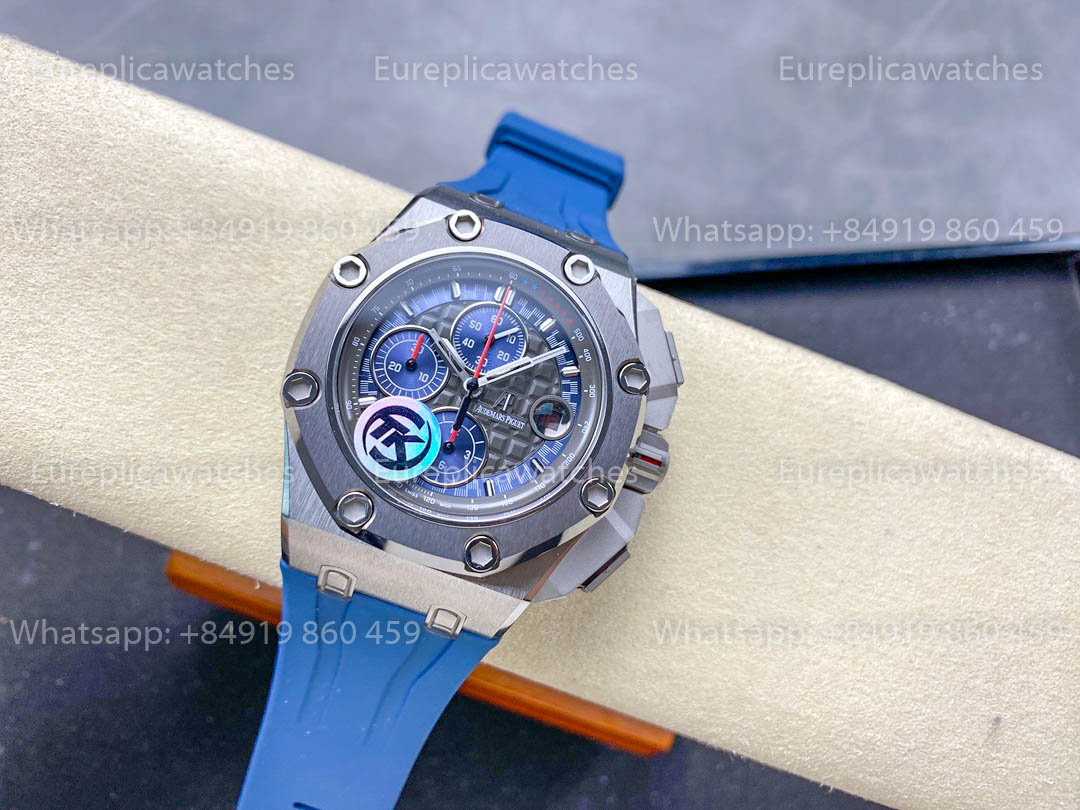 Audemars Piguet Royal Oak Offshore 26568OM Blue Dial TK Fábrica versão melhor 1:1
