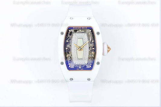 Richard Mille RM 07-01 White Ceramic MOP -Lip versione migliore 1:1 ZF Fabbrica