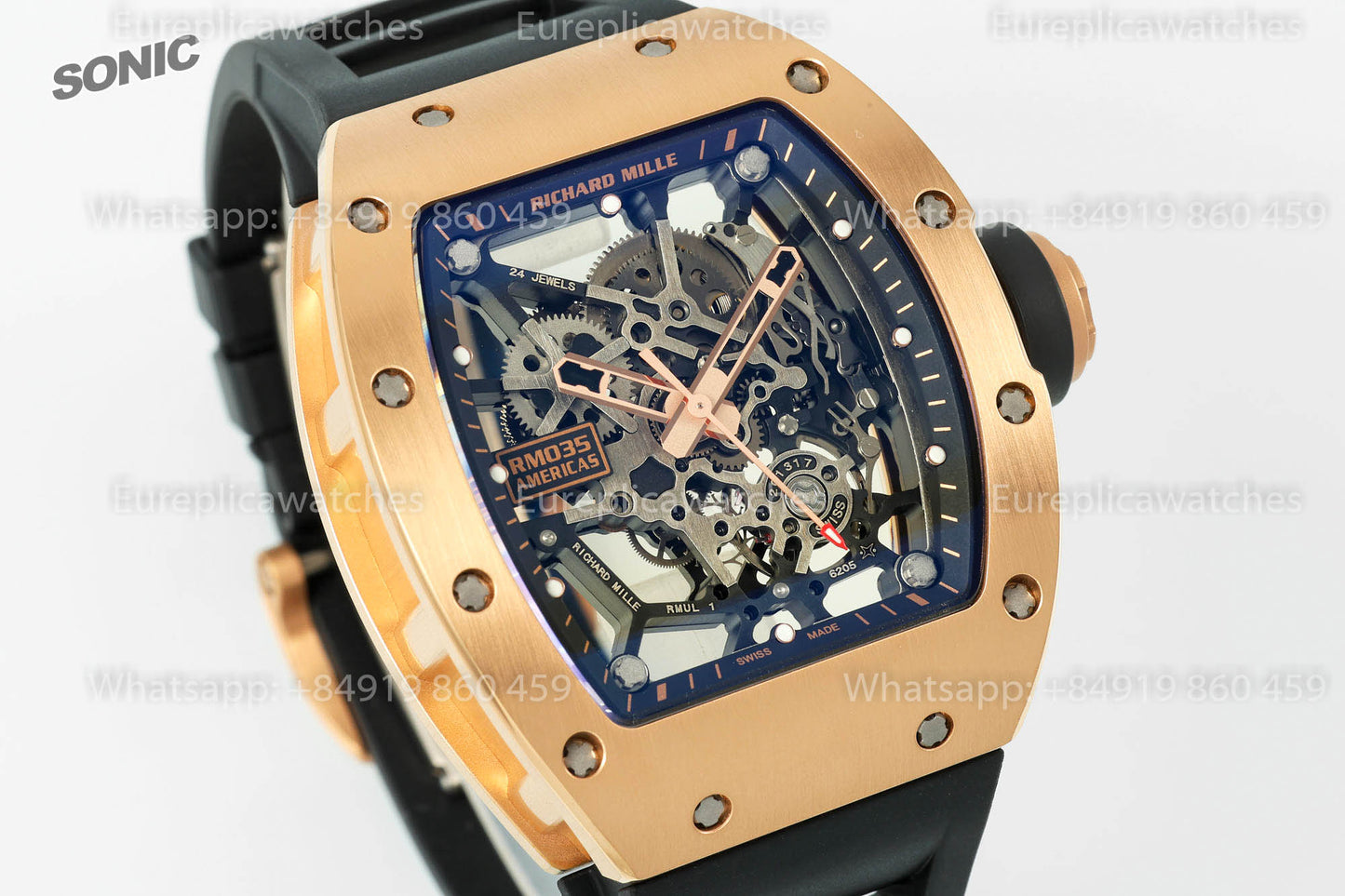 Richard Mille RM 035 “America's Toro” versão melhor 1:1 Sonic Fabbrica 2025 versão V4