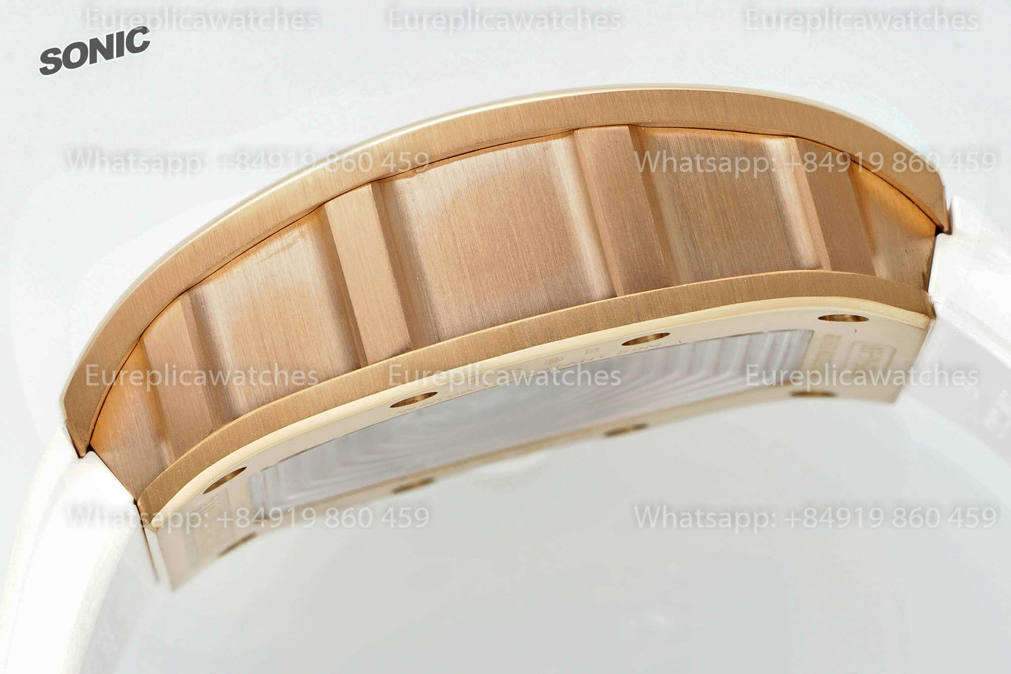 Richard Mille RM035 Americas Gold Toro versione migliore 1:1 Sonic Fabbrica V4 White cinturino