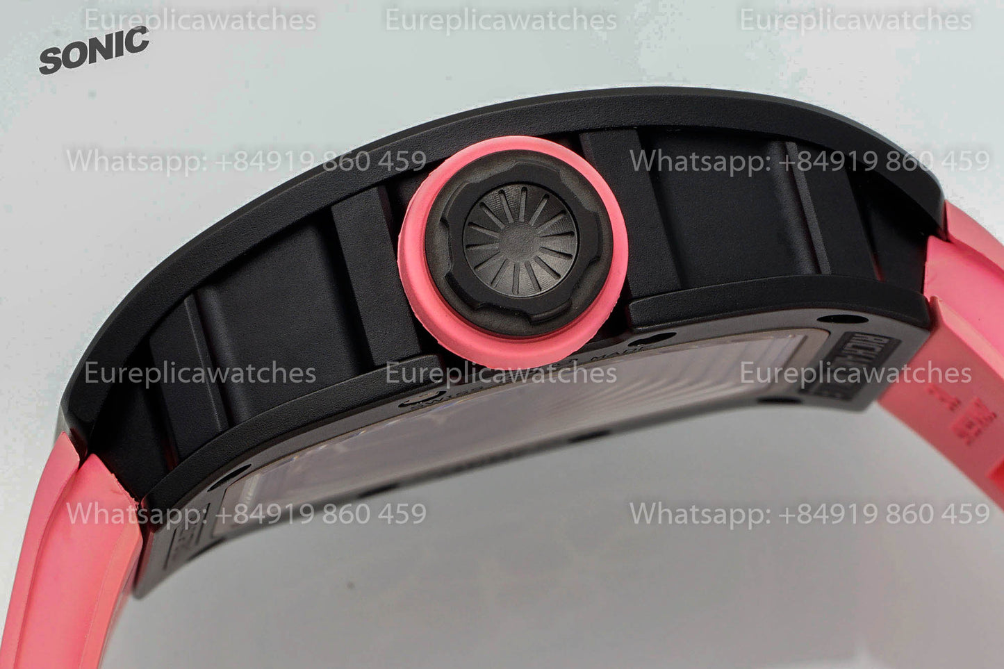 Richard Mille RM035 Americas Black Toro versione migliore 1:1 Sonic Fabbrica V4 Pink cinturino