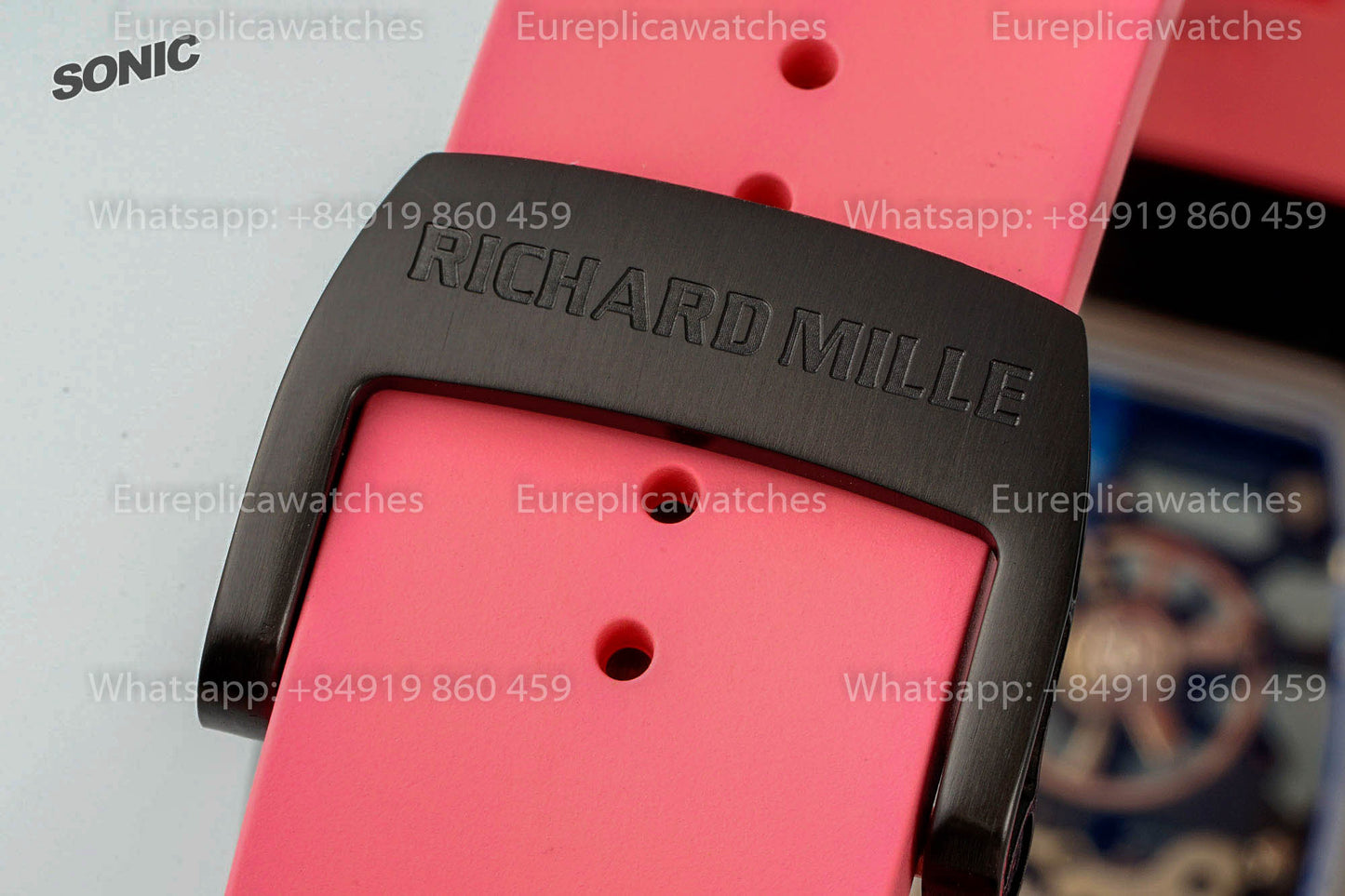 Richard Mille RM035 Americas Black Toro versione migliore 1:1 Sonic Fabbrica V4 Pink cinturino