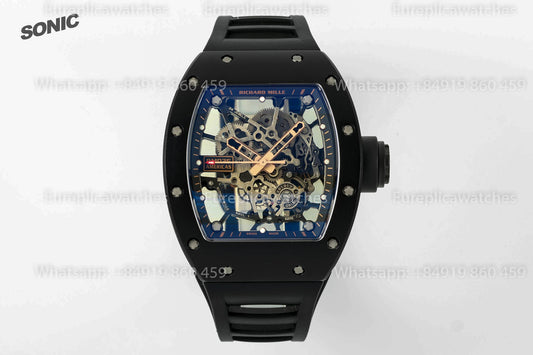 Richard Mille RM 035 RM035 Rose Gold TZP Americas Black Toro versione migliore 1:1 Sonic Fabbrica V4