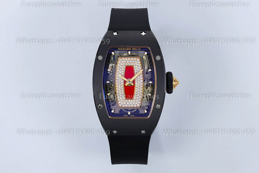 Richard Mille RM07-01 Black Ceramic Red Lips versione migliore 1:1 ZF Fabbrica