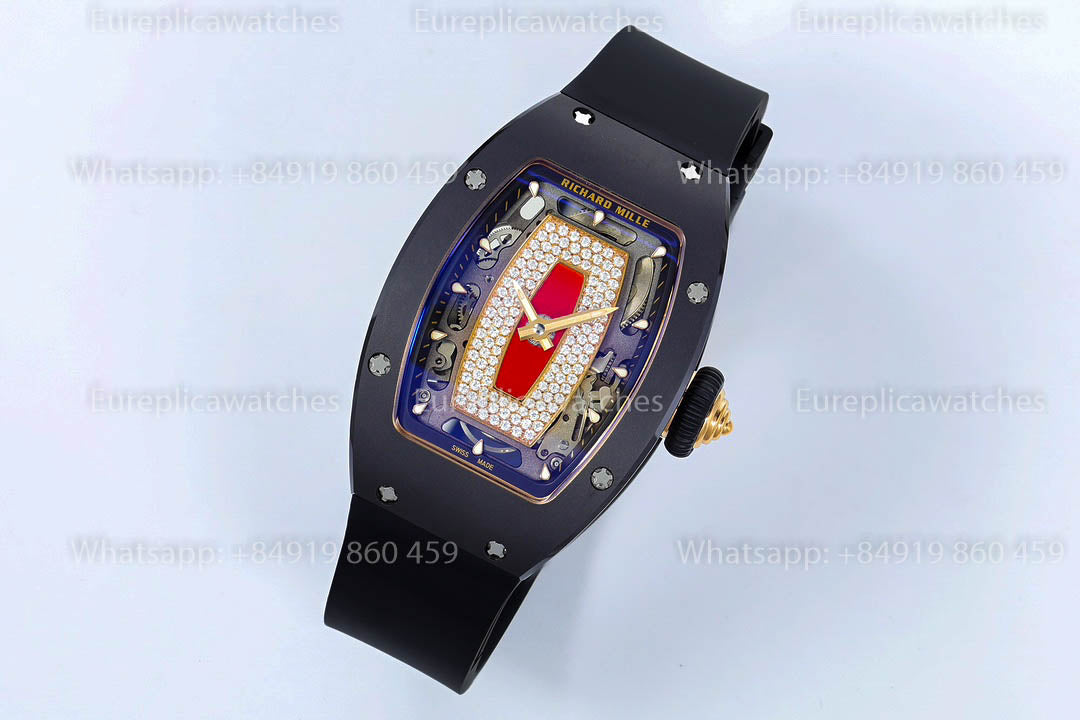 Richard Mille RM07-01 Black Ceramic Red Lips versione migliore 1:1 ZF Fabbrica