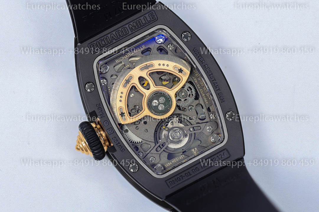 Richard Mille RM07-01 Black Ceramic Red Lips versione migliore 1:1 ZF Fabbrica