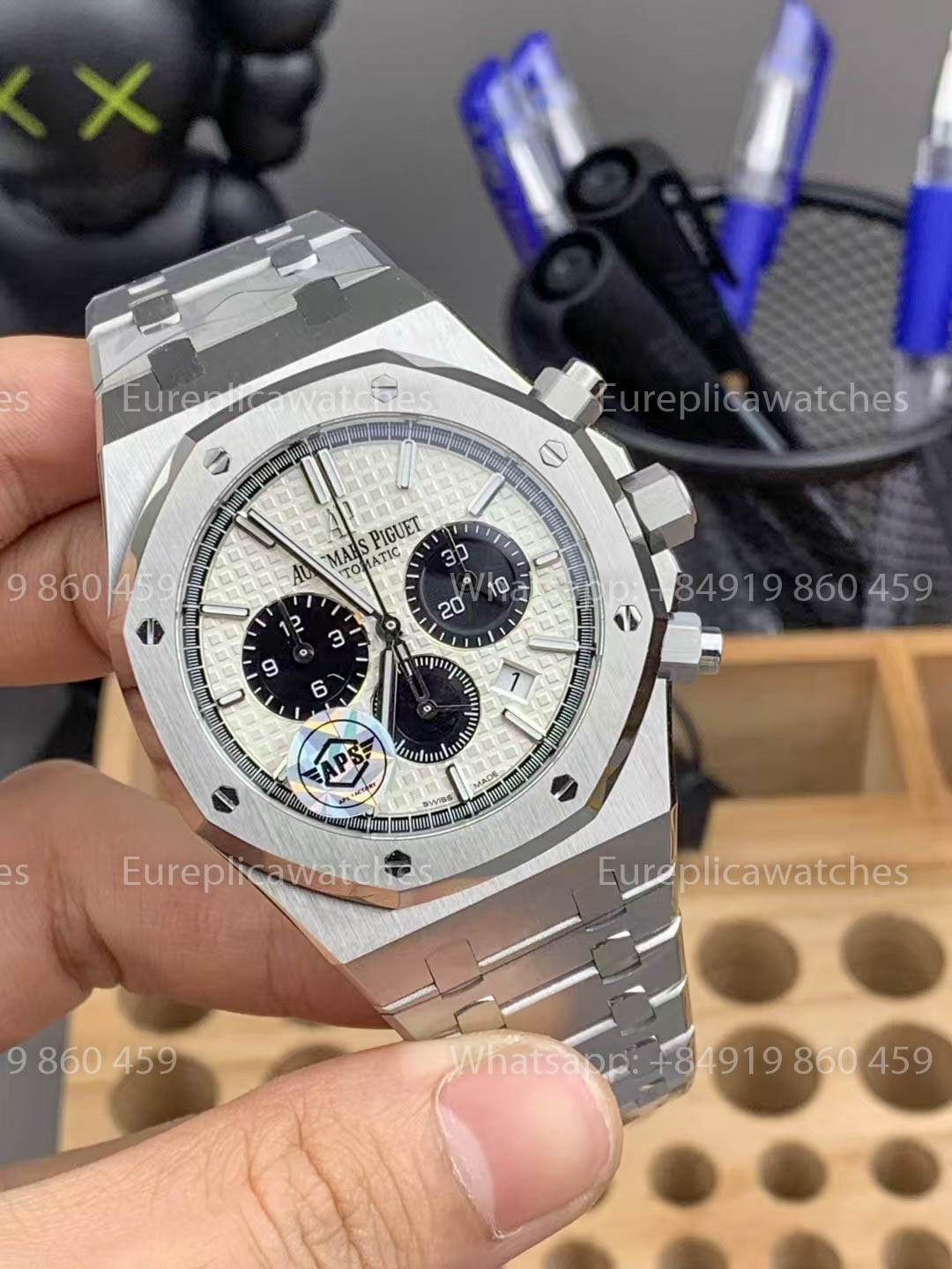 Audemars Piguet Royal Oak 26331 APS Fábrica versão melhor 1:1 quadrante preto