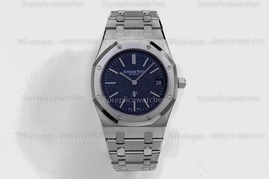 Audemars Piguet Royal Oak 16202ST New Blu Grain Pattern quadrante versione migliore 1:1 ZF Fabbrica
