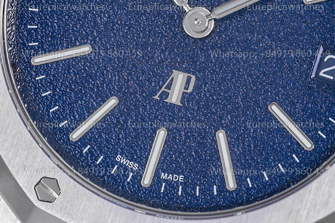 Audemars Piguet Royal Oak 16202ST New Blue Grain Pattern Dial versione migliore 1:1 ZF Fabbrica