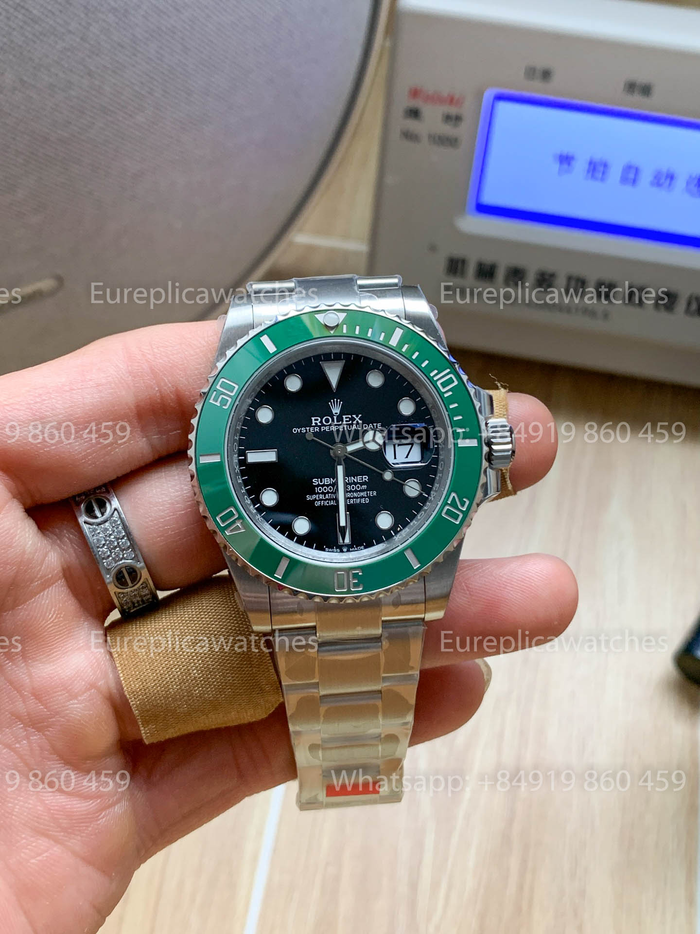 Rolex Submariner 116610LN Submariner Kermit versión mejorada 1:1 VS Fabbrica 3235 movimiento 2025 Versión