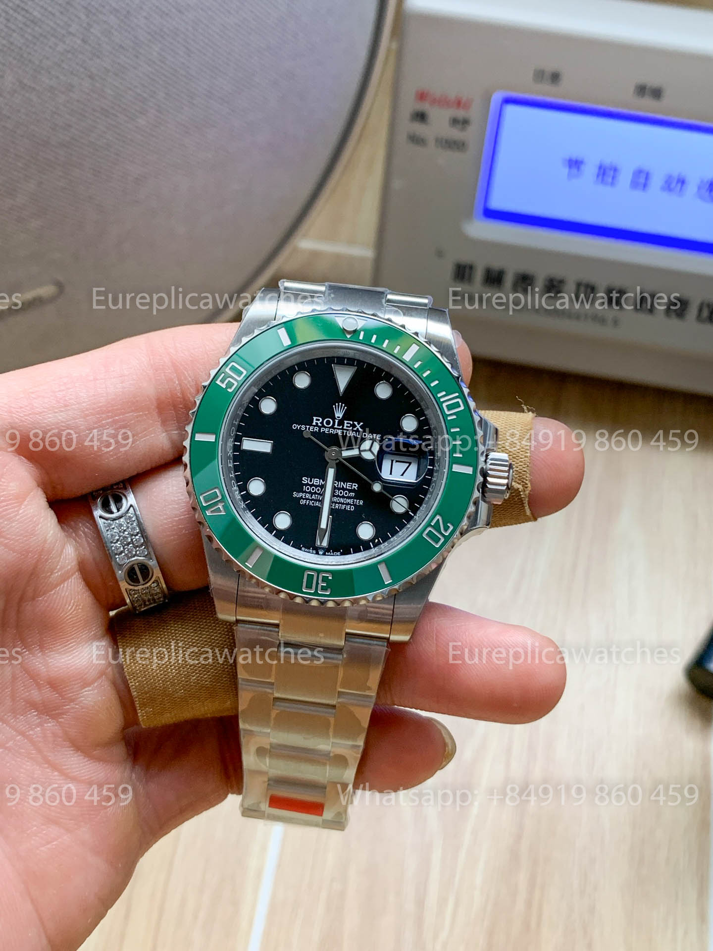 Rolex Submariner 116610LN Submariner Kermit versión mejorada 1:1 VS Fabbrica 3235 movimiento 2025 Versión
