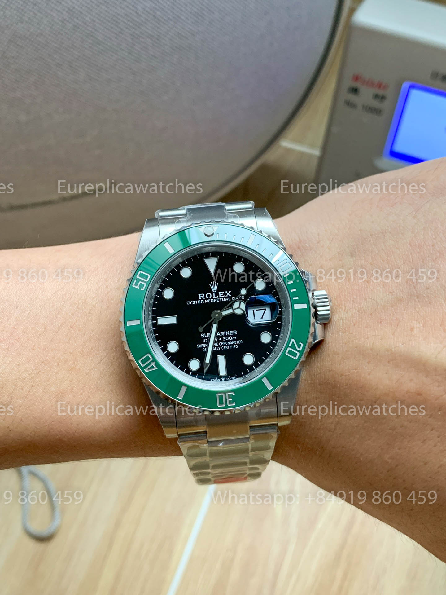 Rolex Submariner 116610LN Submariner Kermit versión mejorada 1:1 VS Fabbrica 3235 movimiento 2025 Versión