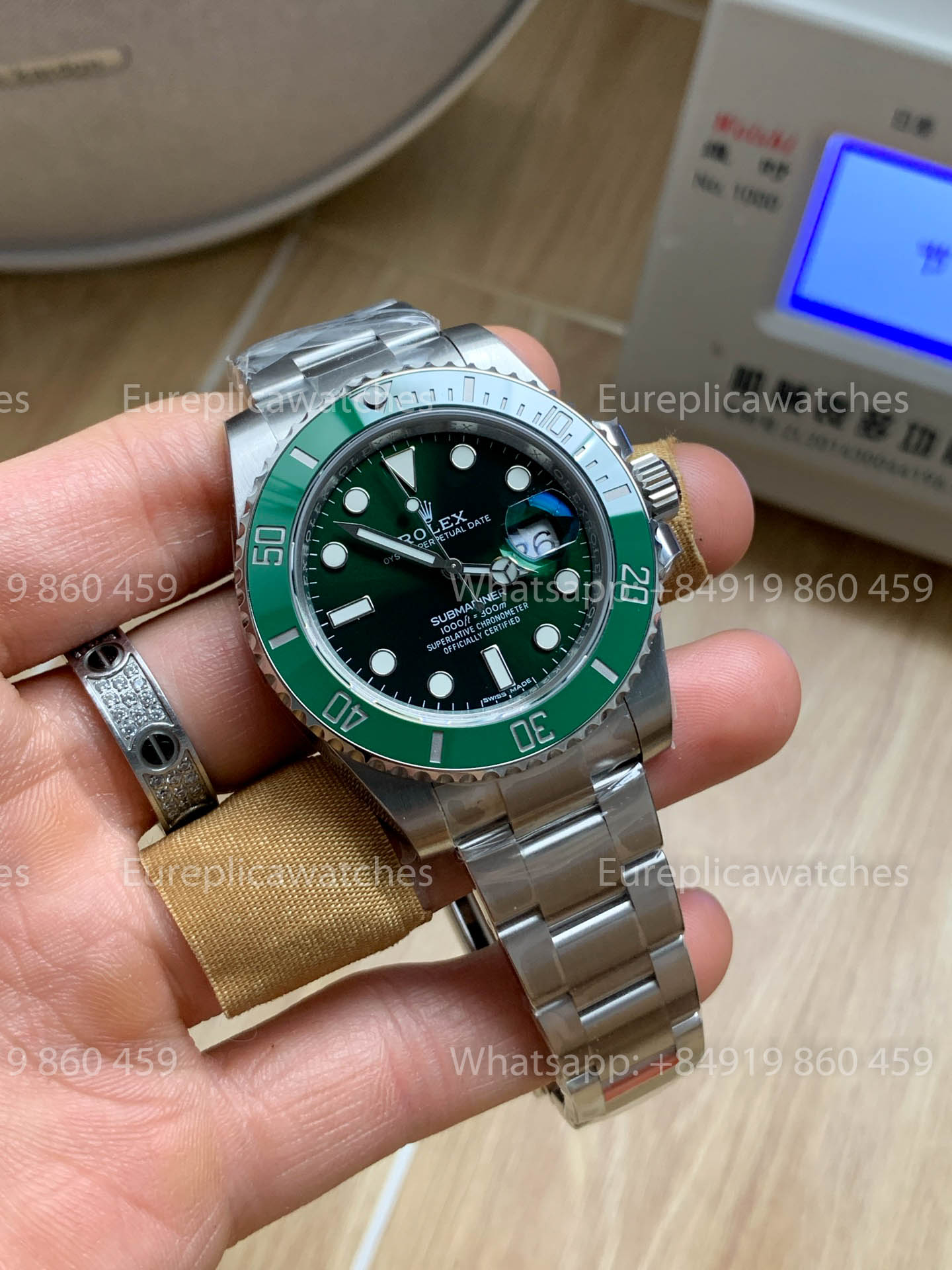 Rolex Submariner Date 116610LV quadrante verde Submariner Hulk versione migliore 1:1 VS Fabbrica