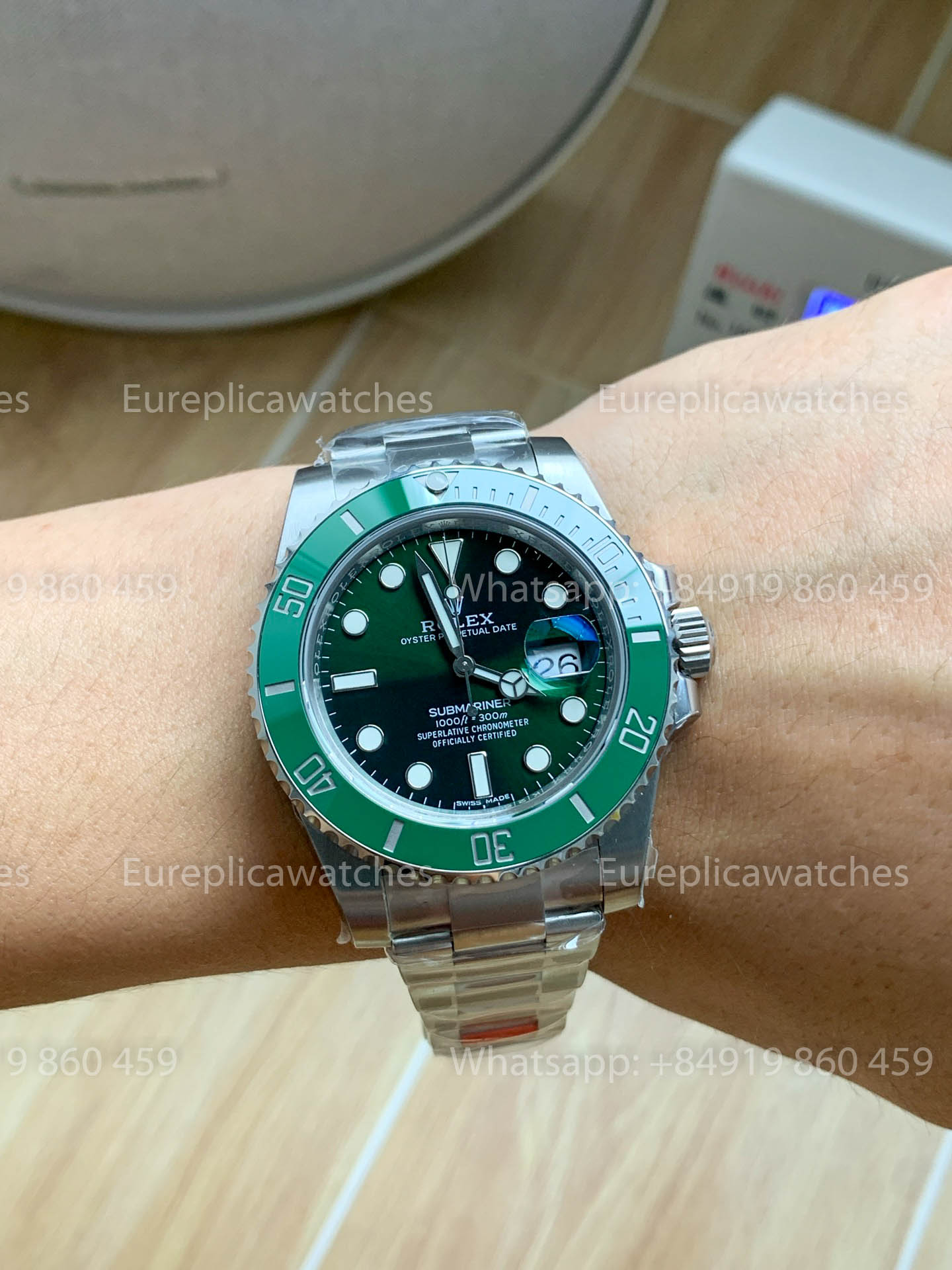 Rolex Submariner Date 116610LV quadrante verde Submariner Hulk versione migliore 1:1 VS Fabbrica