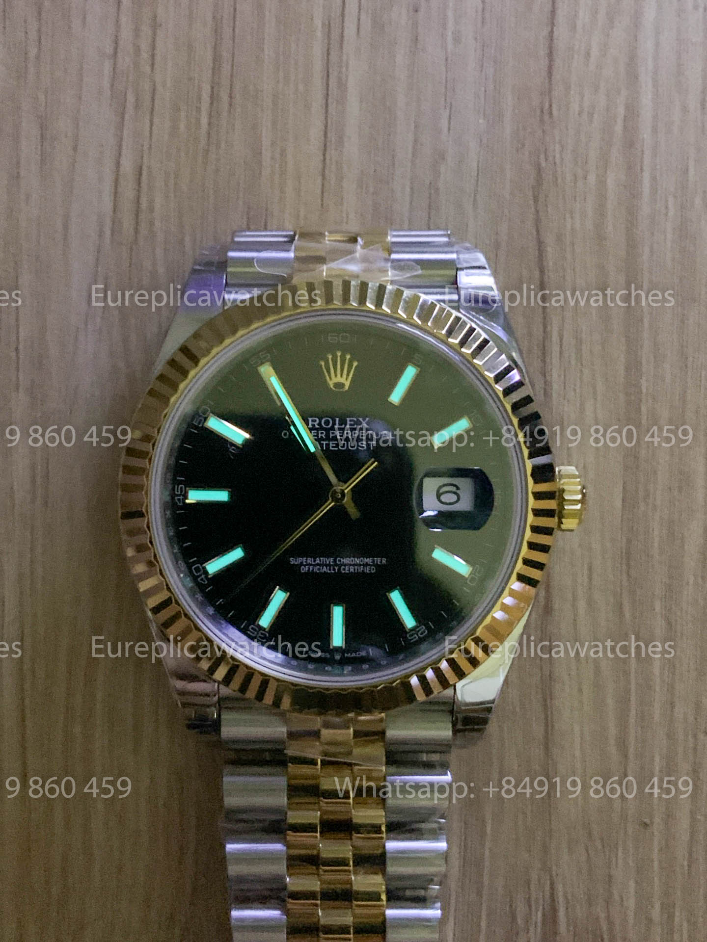 Rolex Datejust 41 M126333 quadrante nero Fluted lunetta versione migliore 1:1 VS Fabbrica