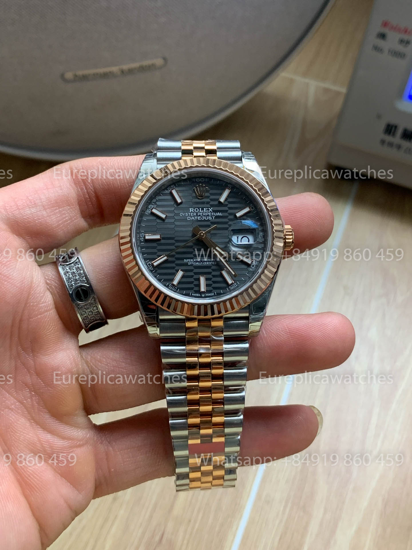 Rolex Datejust 41 M126331-0020 Grigio Motif quadrante versione migliore 1:1 VS Fabbrica