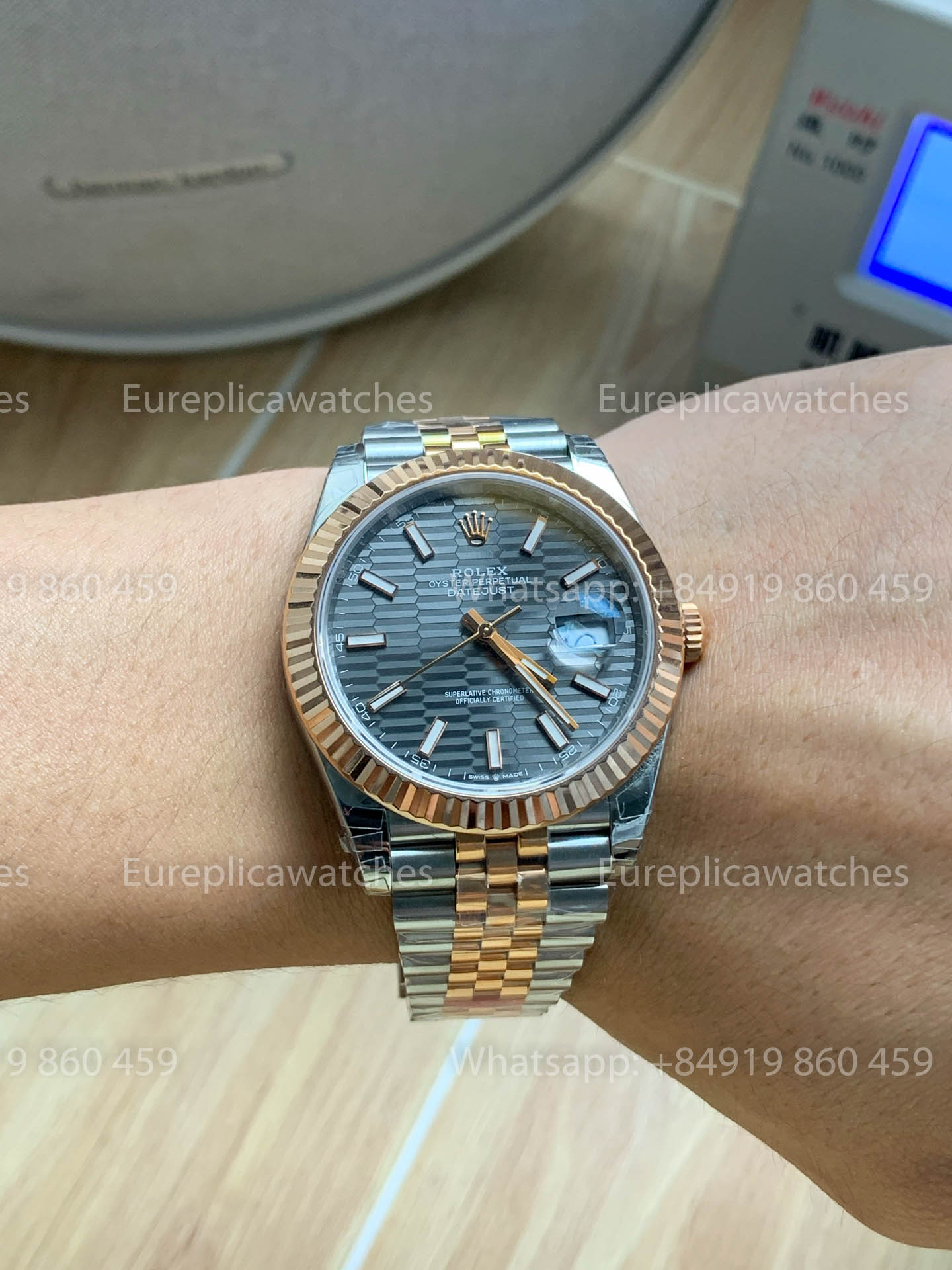 Rolex Datejust 41 M126331-0020 Grigio Motif quadrante versione migliore 1:1 VS Fabbrica