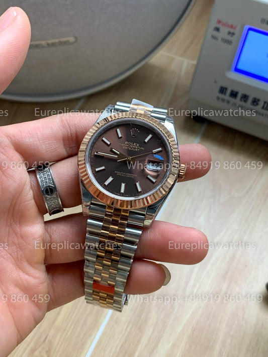 Rolex Datejust 41 M126331 Chocolate quadrante versione migliore 1:1 VS Fabbrica