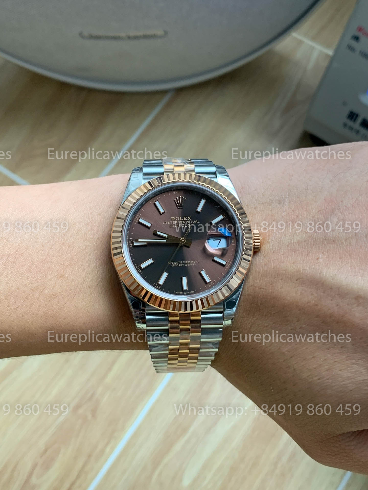Rolex Datejust 41 M126331 Chocolate quadrante versione migliore 1:1 VS Fabbrica