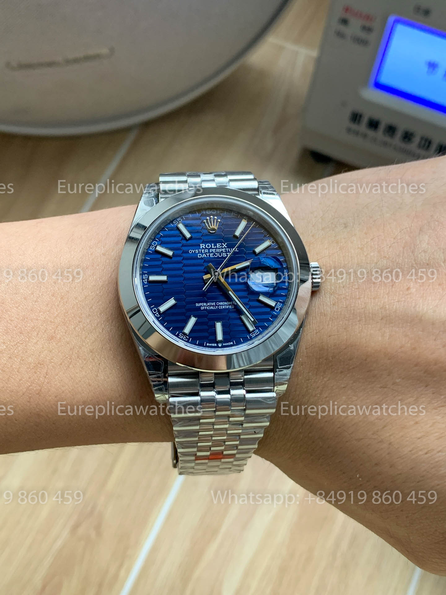 Rolex Datejust 41 M126300-0024 quadrante blu quadrante versione migliore 1:1 VS Fabbrica