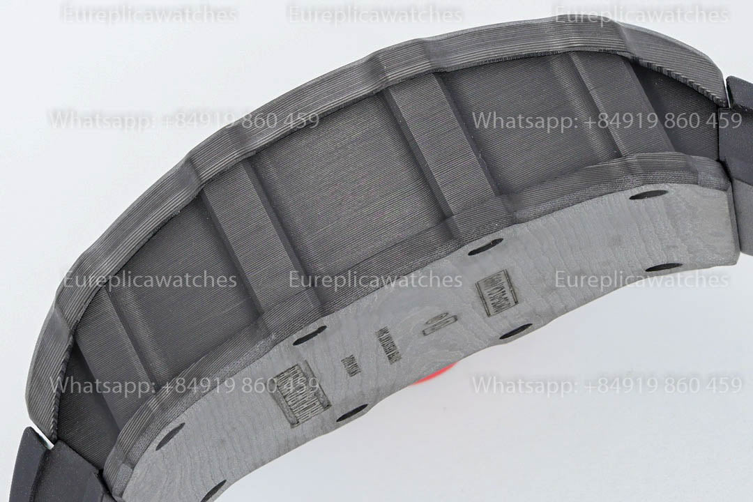 Richard Mille RM35-01 Black Carbon versione migliore 1:1 Black Rubber cinturino ZF Fabbrica