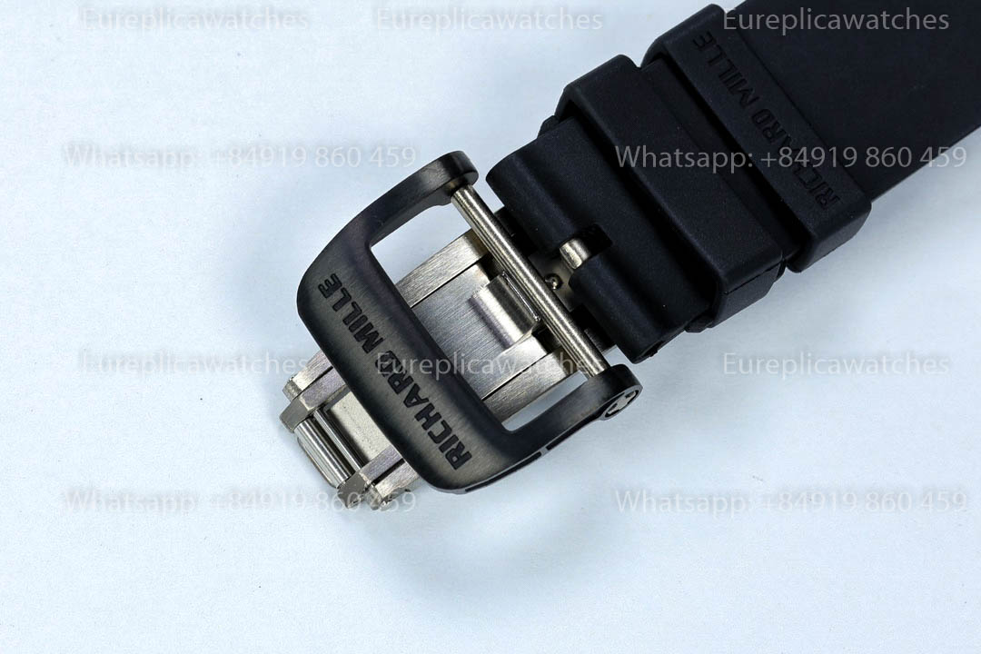 Richard Mille RM35-01 Black Carbon versione migliore 1:1 Black Rubber cinturino ZF Fabbrica