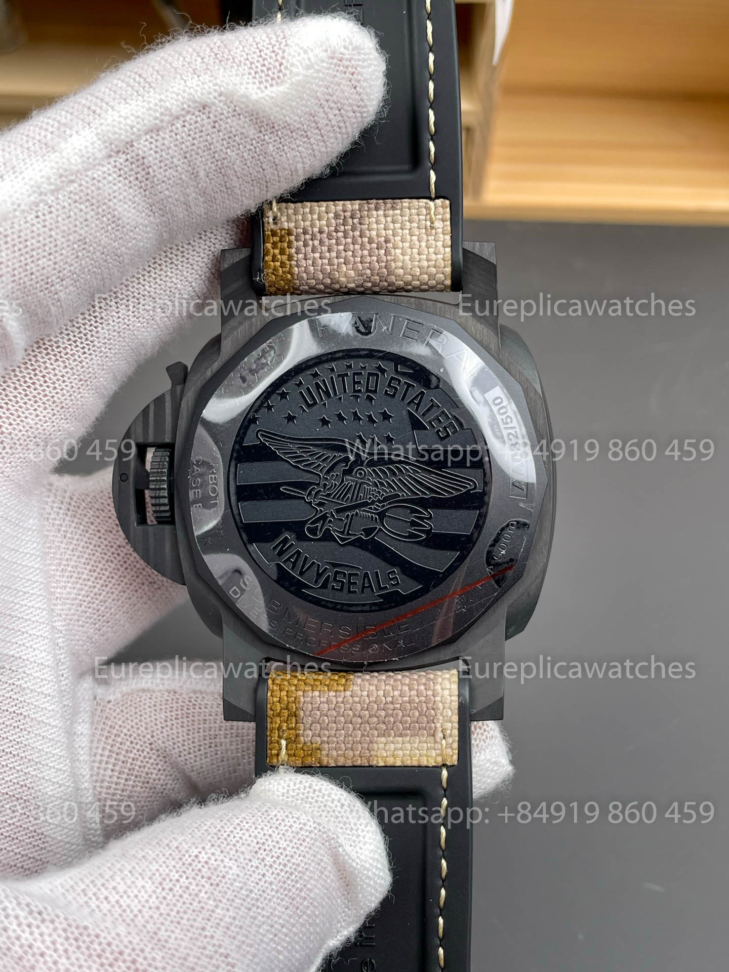 Panerai Submersible Series PAM1513 Carbotech de inspiración militar 1:1 VS Fabbrica