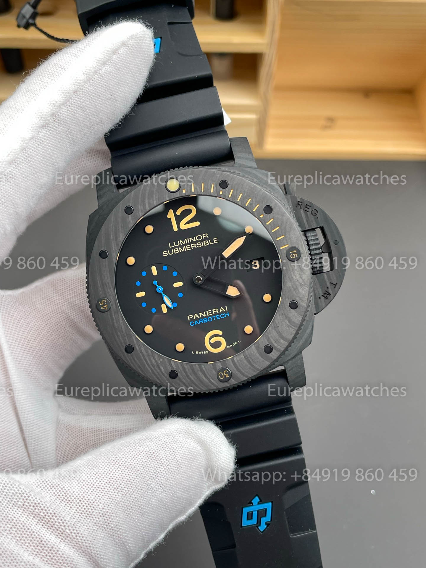 Panerai Luminor Submersible 1950 Carbotech PAM616 - 47mm versione migliore 1:1 VS Fabbrica