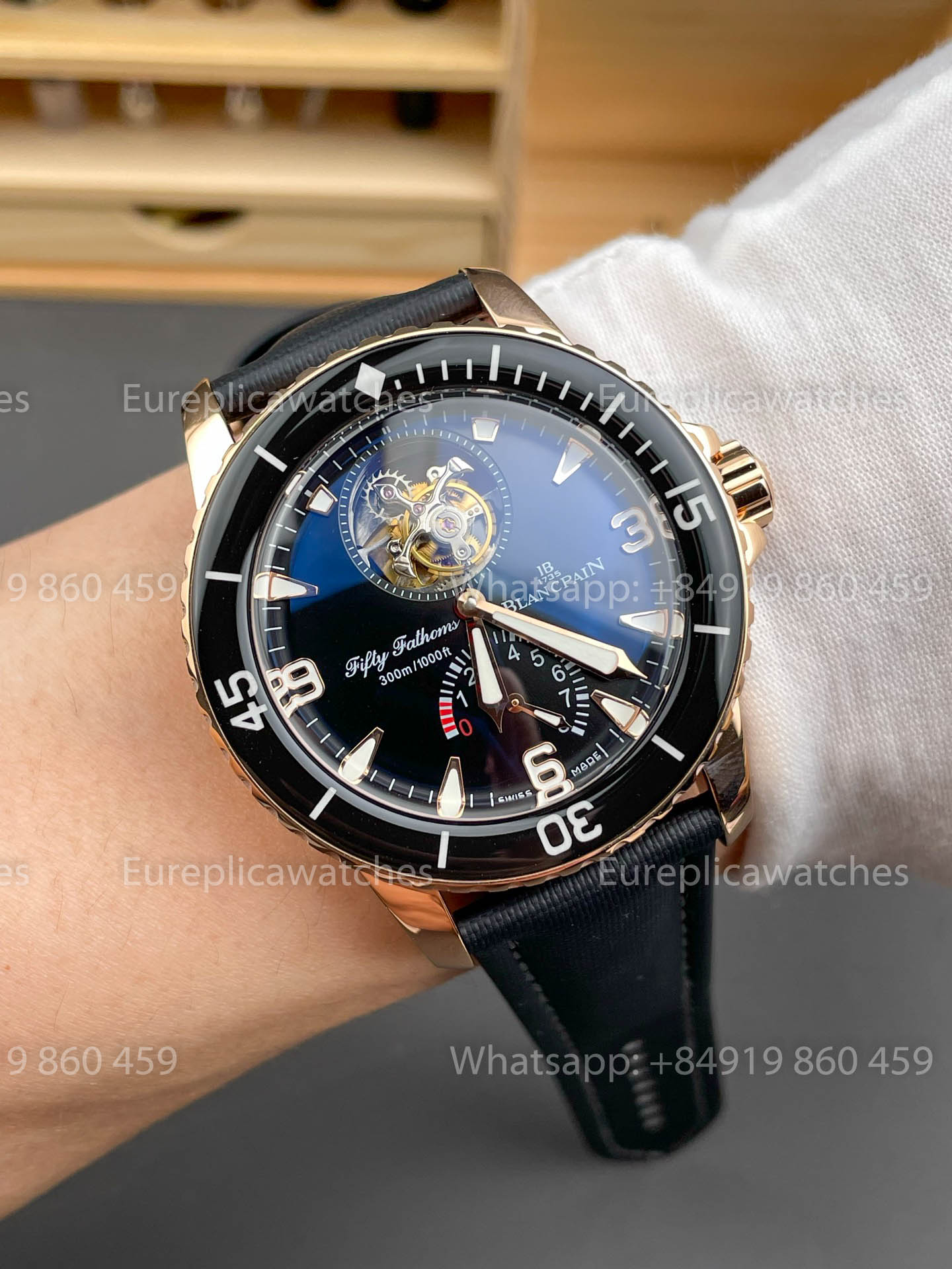 Blancpain Fifty Fathoms Tourbillon 5025-3630-52A YS Fabbrica versione migliore 1:1