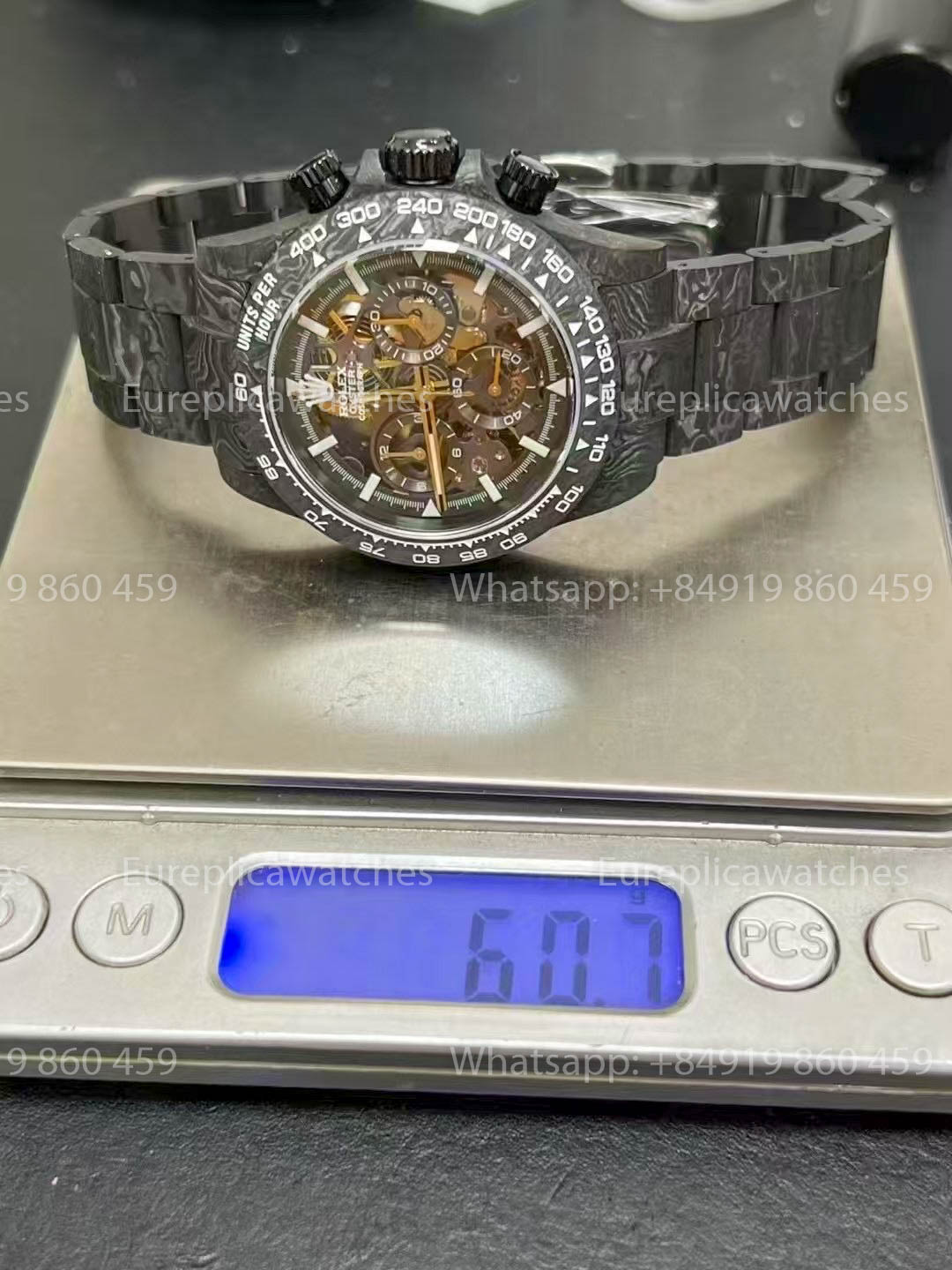 Rolex Daytona Carbonio Shadow in Oro  ZIF REMOULD versione migliore 1:1 quadrante nero