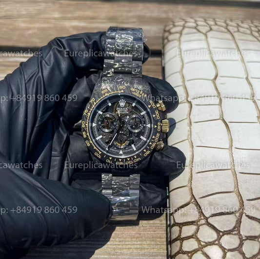 Rolex Daytona Carbonio Shadow in Oro  ZIF REMOULD versione migliore 1:1 quadrante nero