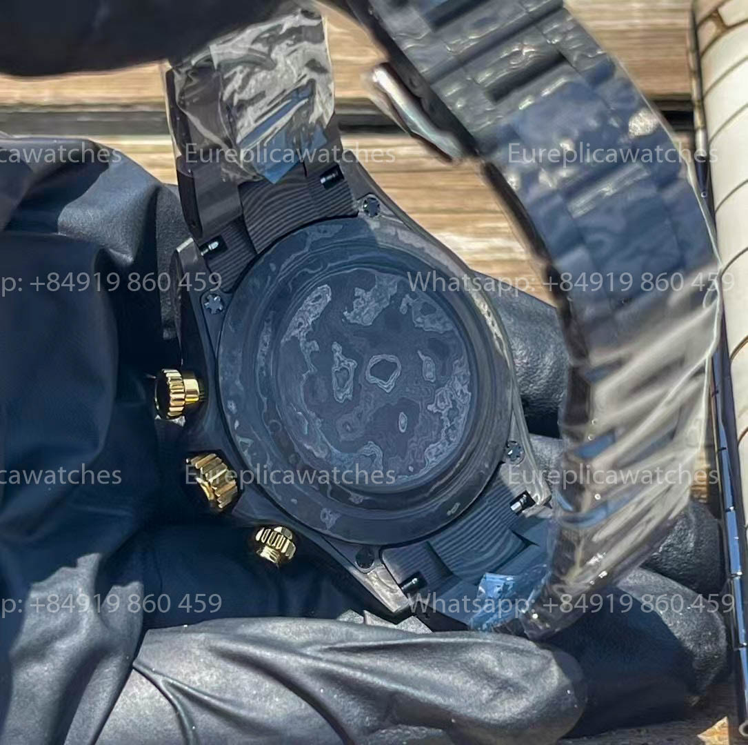 Rolex Daytona Carbonio Shadow in Oro  ZIF REMOULD versione migliore 1:1 quadrante nero