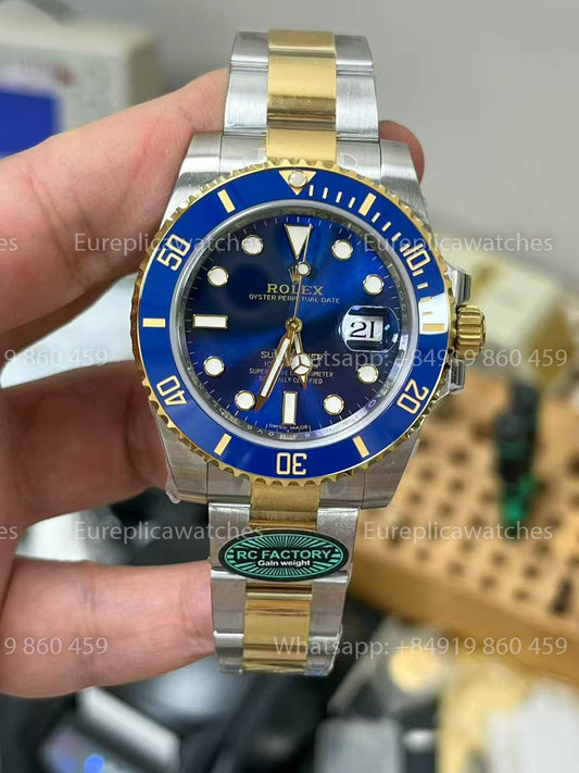 Rolex Submariner M126613LB-0002 41MM versão melhor 1:1 RC Fabbrica CounterWeight Version