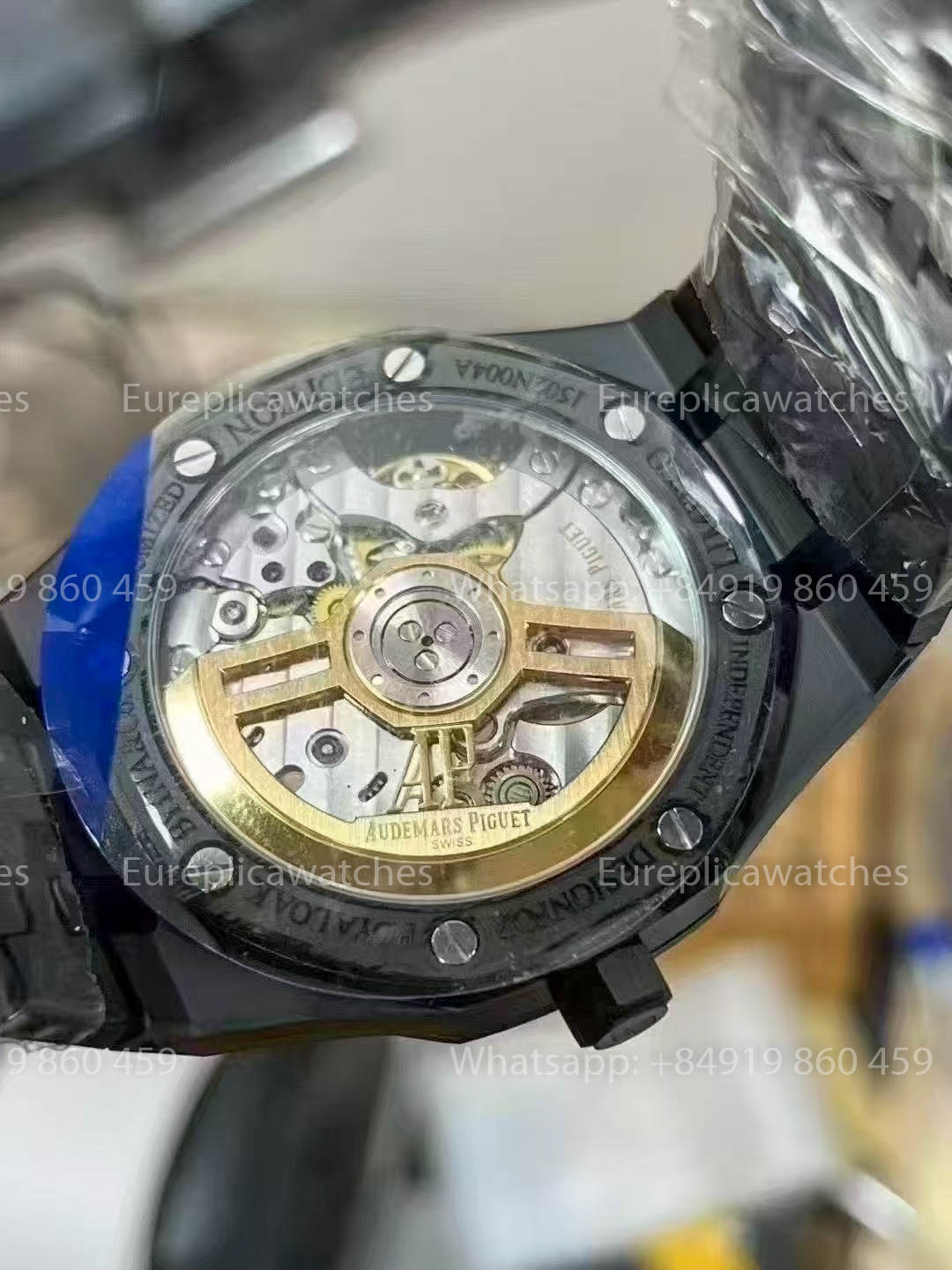 Audemars Piguet Royal Oak 15500ST New Blu Grain Pattern quadrante versione migliore 1:1 APS Fabbrica