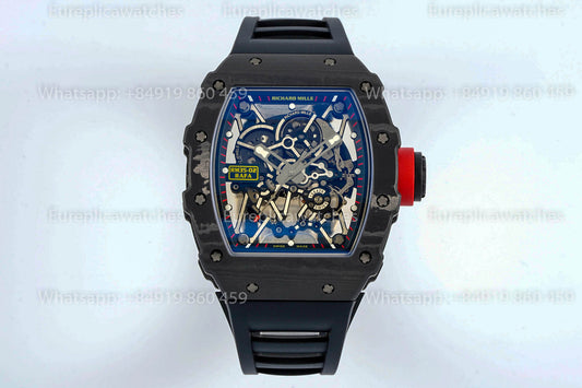 Richard Mille RM35-02 Rafael Nadal Black  Carbon TPT versione migliore 1:1 VA Fabbrica