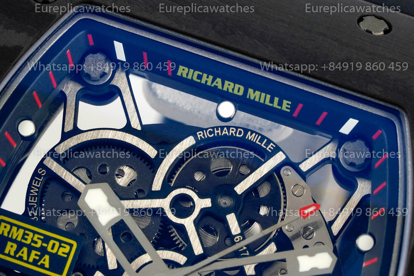 Richard Mille RM35-02 Rafael Nadal Black  Carbon TPT versione migliore 1:1 VA Fabbrica