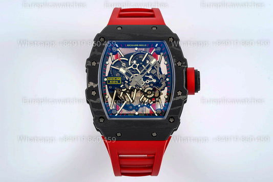 Richard Mille RM35-02 Rafael Nadal Red cinturino TPT versione migliore 1:1 VA Fabbrica