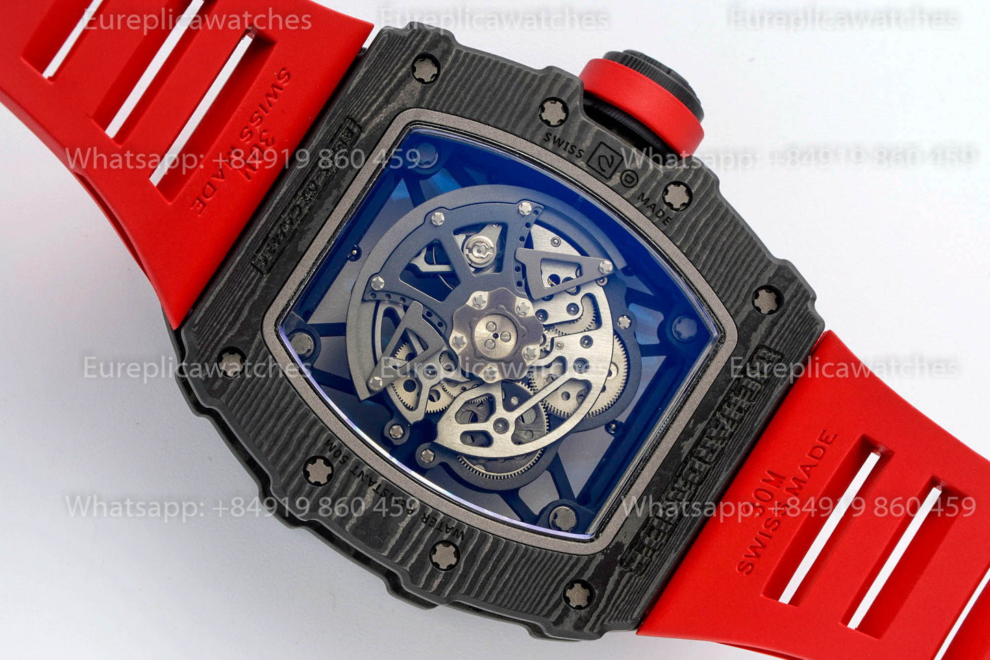Richard Mille RM35-02 Rafael Nadal Red cinturino TPT versione migliore 1:1 VA Fabbrica