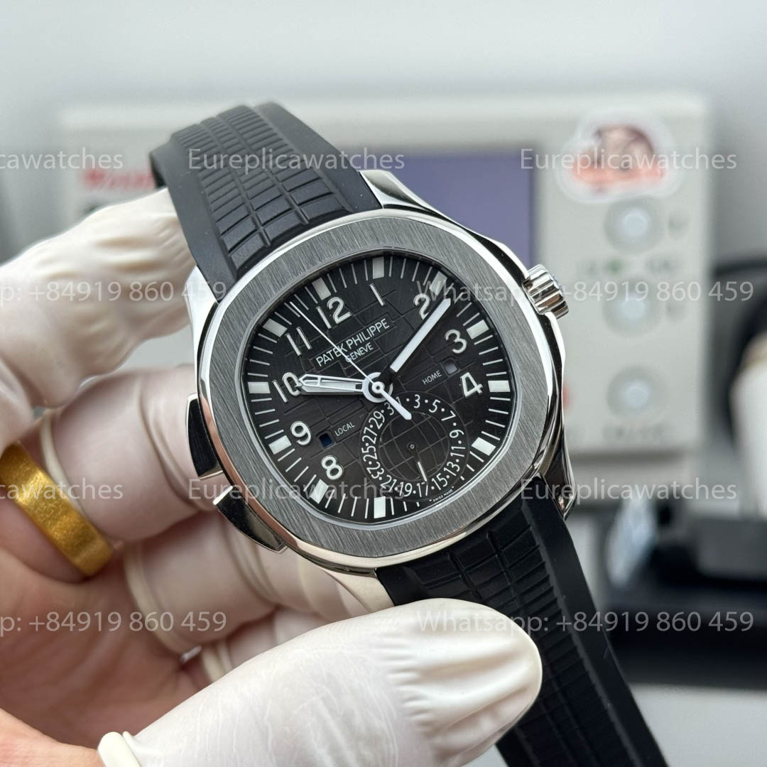 Patek Philippe Aquanaut 5164A-001 Dual Time Version versione migliore 1:1 PPF Fabbrica