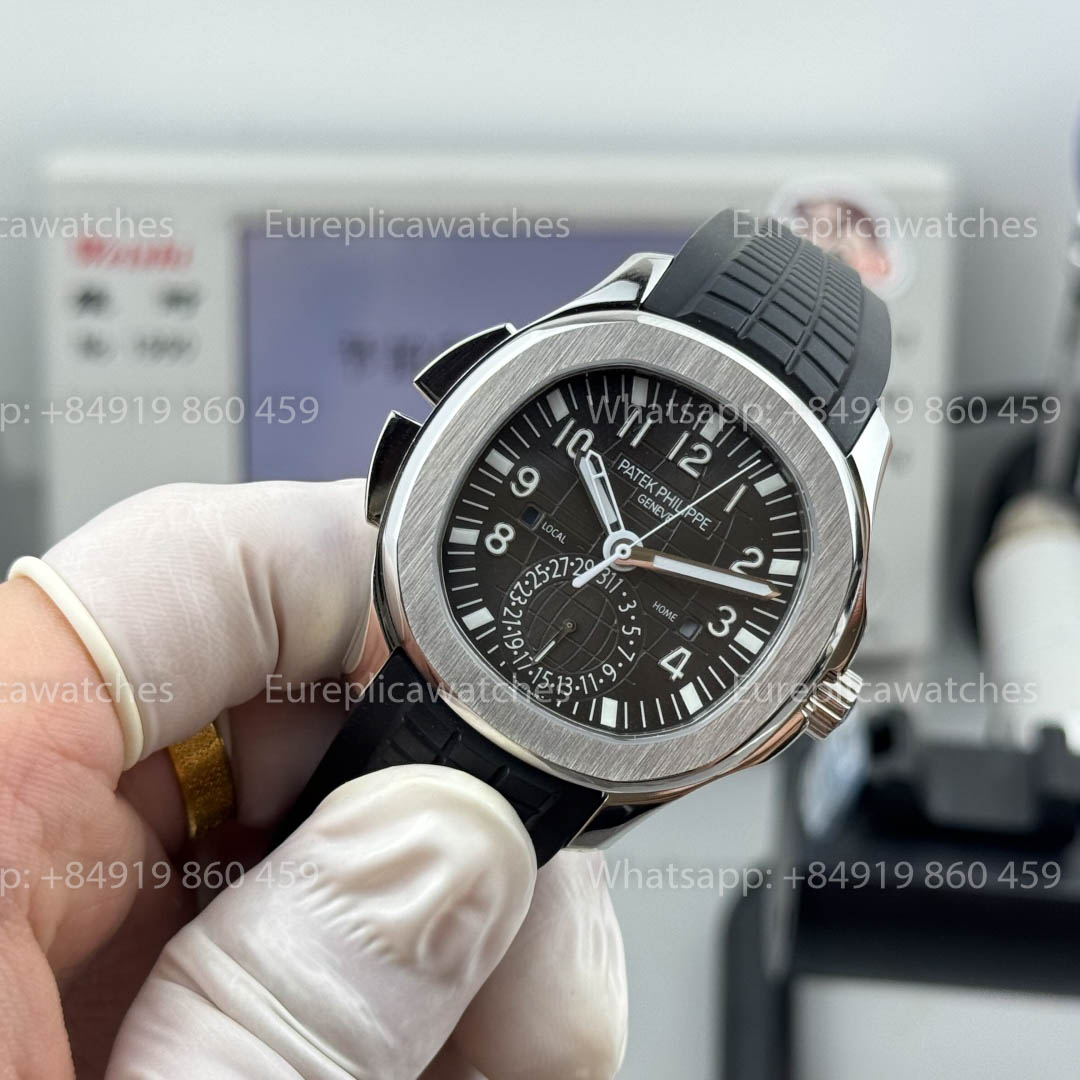 Patek Philippe Aquanaut 5164A-001 Dual Time Version versione migliore 1:1 PPF Fabbrica