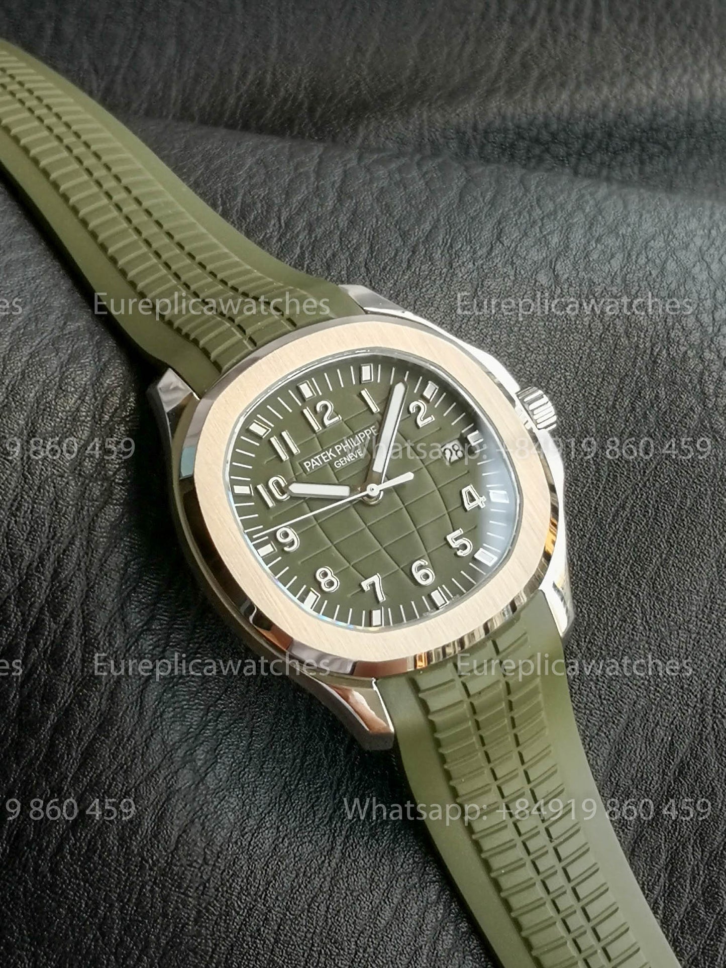 Patek Philippe Aquanaut 5167 Verde Gomma cinturino versione migliore 1:1 BBF Fabbrica quadrante verde