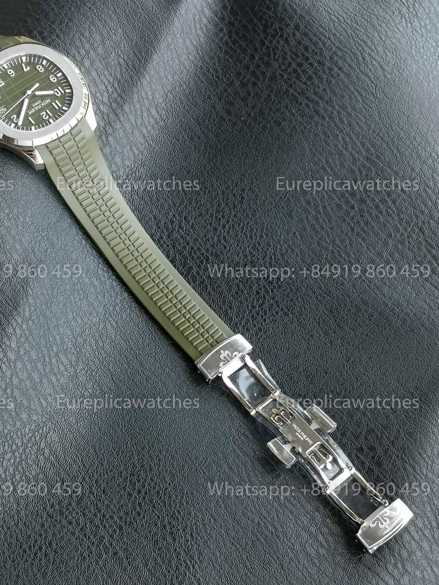 Patek Philippe Aquanaut 5167 Verde Gomma cinturino versione migliore 1:1 BBF Fabbrica quadrante verde