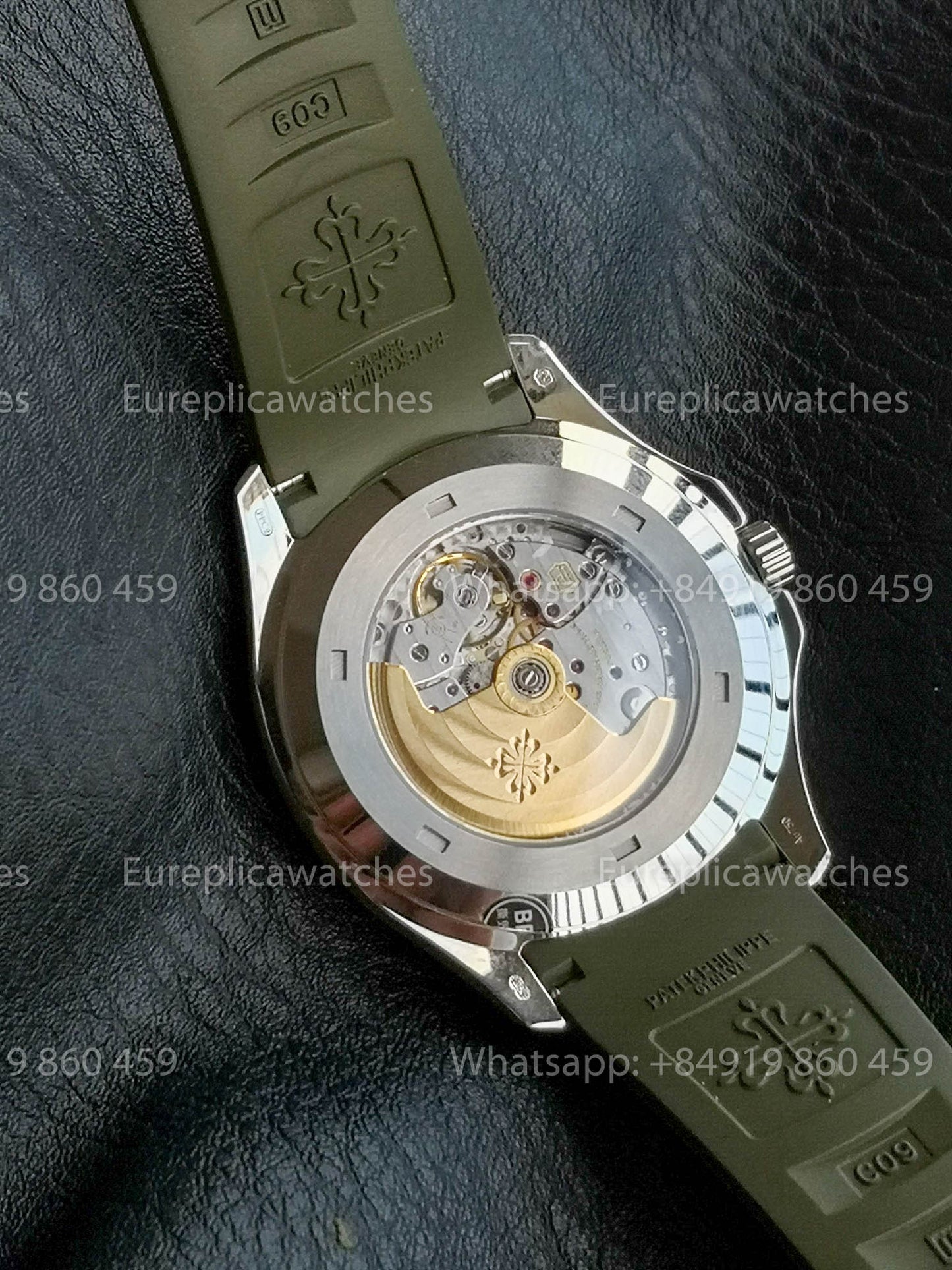 Patek Philippe Aquanaut 5167 Verde Gomma cinturino versione migliore 1:1 BBF Fabbrica quadrante verde