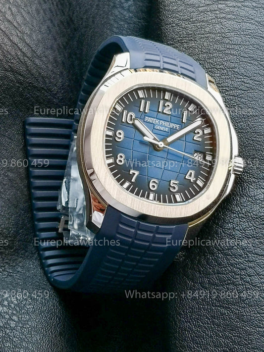 Patek Philippe Aquanaut 5167 Blu Gomma cinturino versione migliore 1:1 BBF Fabbrica quadrante blu