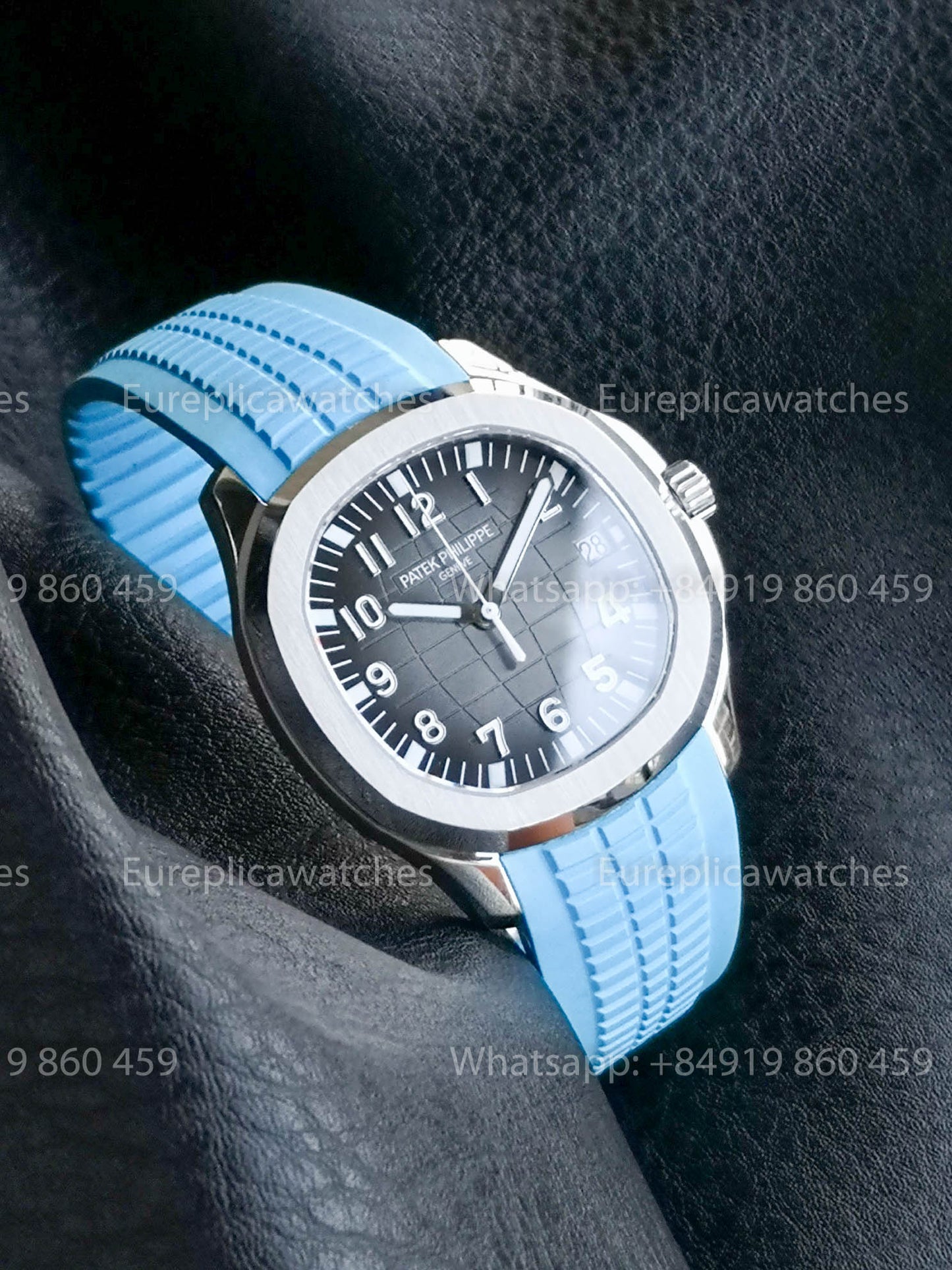 Patek Philippe Aquanaut 5167 Blu Gomma cinturino versão melhor 1:1 BBF Fabbrica Grigio quadrante