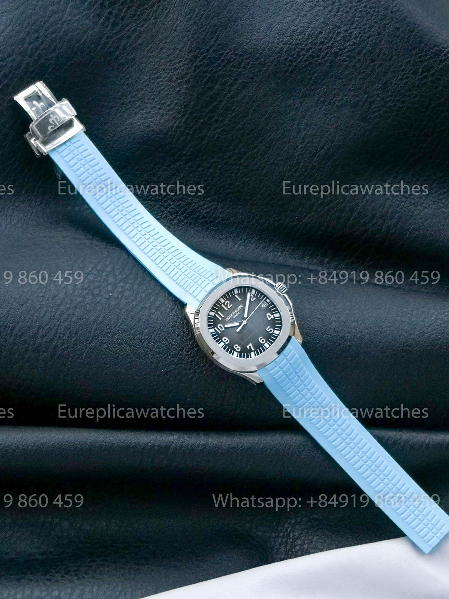 Patek Philippe Aquanaut 5167 Blu Gomma cinturino versão melhor 1:1 BBF Fabbrica Grigio quadrante