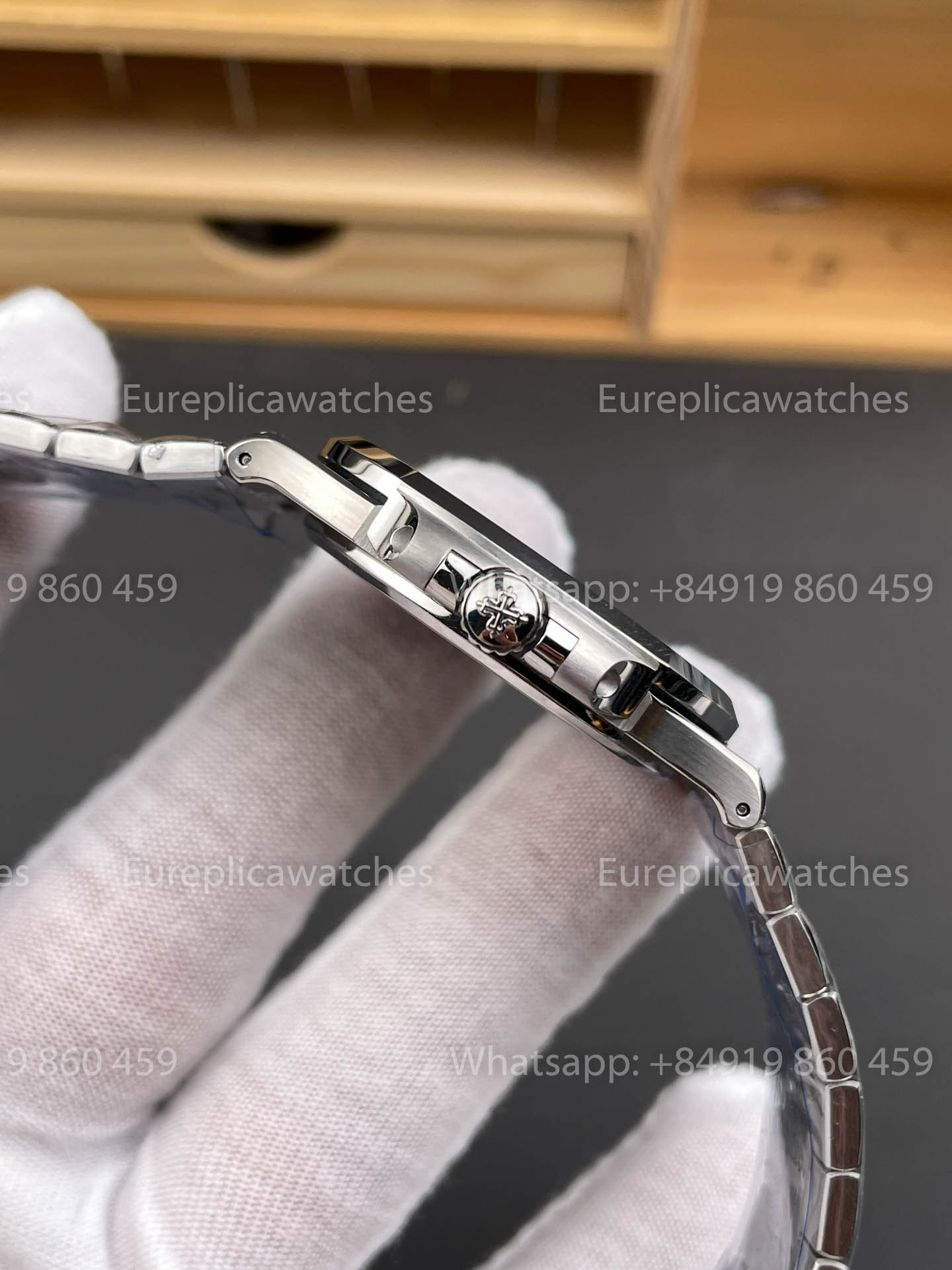 Patek Philippe Nautilus 5711/1A-011 DDF Fabbrica versão melhor 1:1 quadrante branco