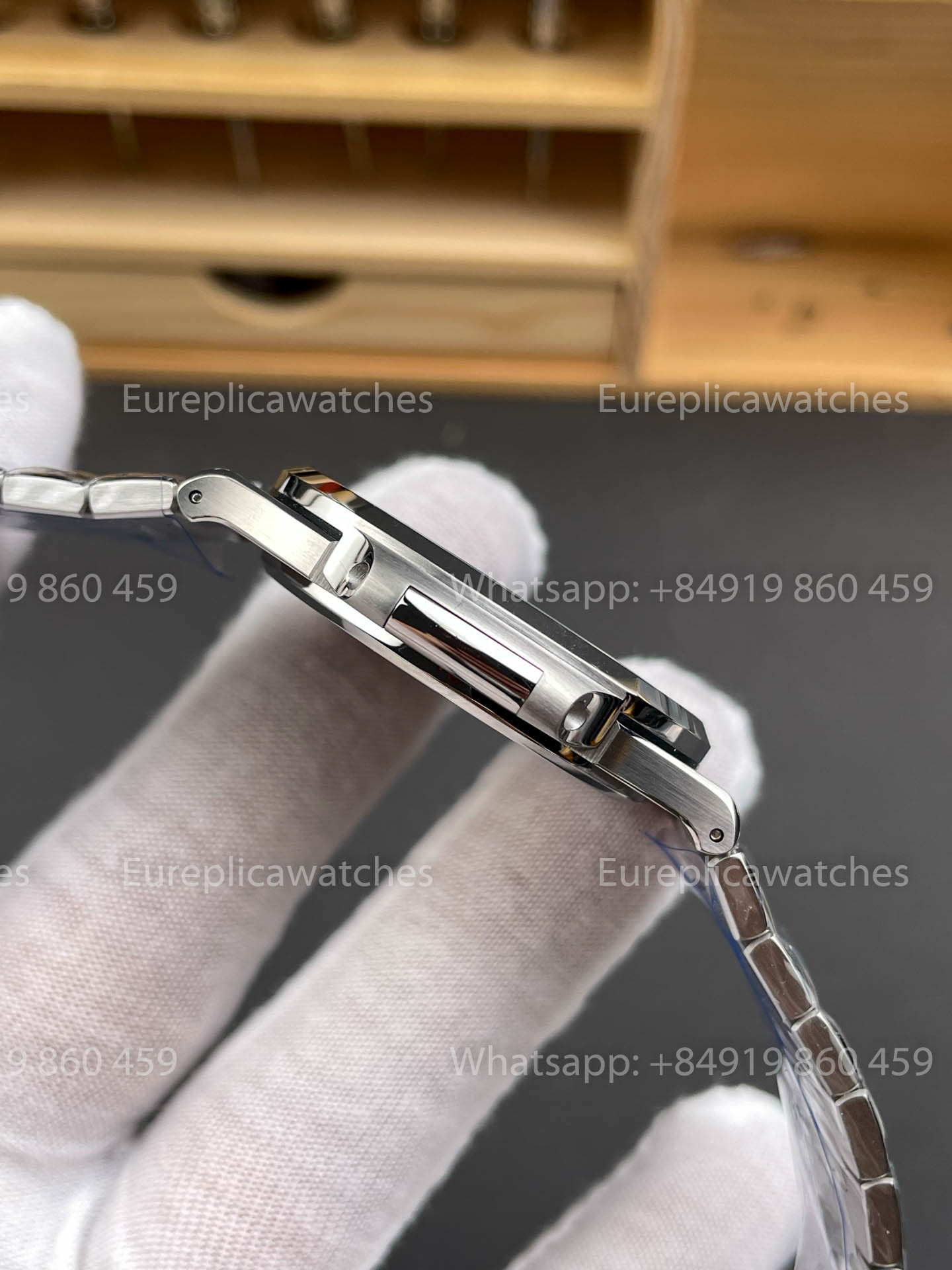 Patek Philippe Nautilus 5711/1A-011 DDF Fabbrica versão melhor 1:1 quadrante branco